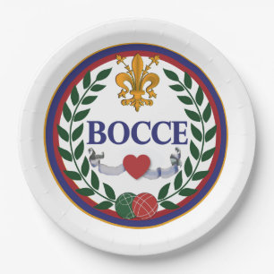 PRATO DE PAPEL 9" PLACA DE PAPEL DE BOCCE