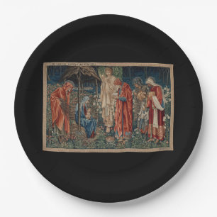 Prato De Papel A Adoração do Magi (por Edward Burne-Jones)
