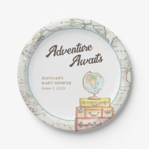 Prato De Papel A Aventura Personalizada Aguarda Placas Chás de fr