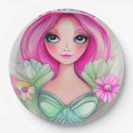 Prato De Papel A Coleção Princesa