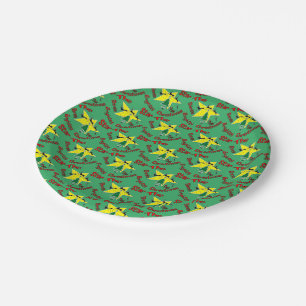 Prato De Papel A estrela brilha intensamente neste Natal