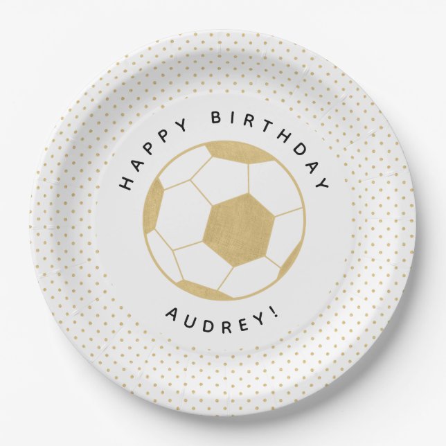 Prato De Papel A estrela de futebol ostenta a celebração em (Frente)