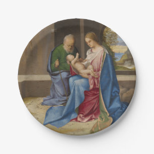 Prato De Papel A família santamente por Giorgione