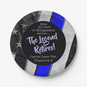 Prato De Papel A Legenda Retires da Polícia