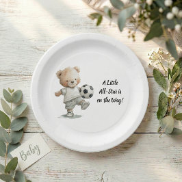 Prato De Papel A Little All-Star Baby Shower 