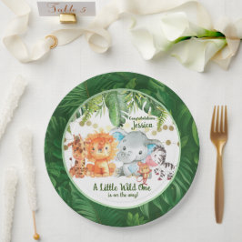 Prato De Papel A Little Wild One Is On the Way