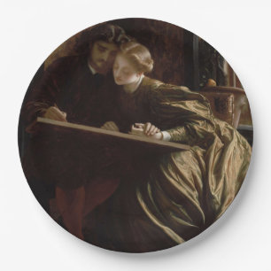 Prato De Papel A lua de mel do pintor (por Frederic Leighton)