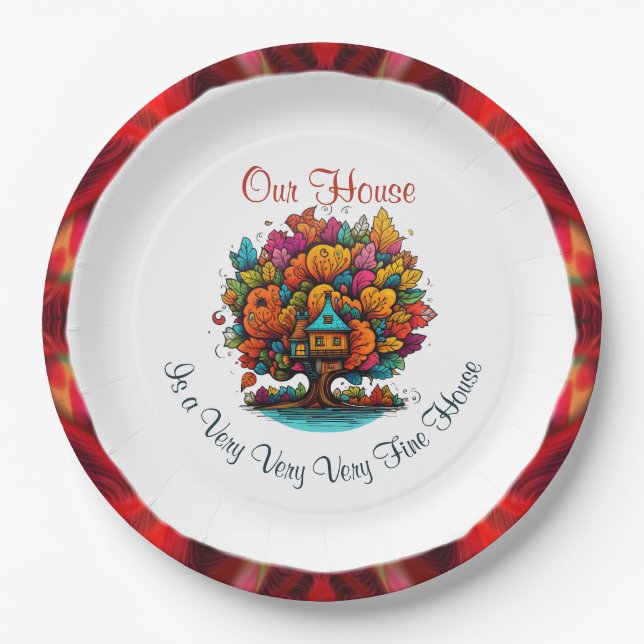 Prato De Papel A nossa Assembleia é uma Casa muito bonita (Frente)