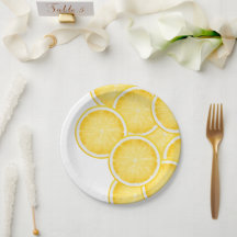 A Placa de Papel Amarelo de Lemon Spritz