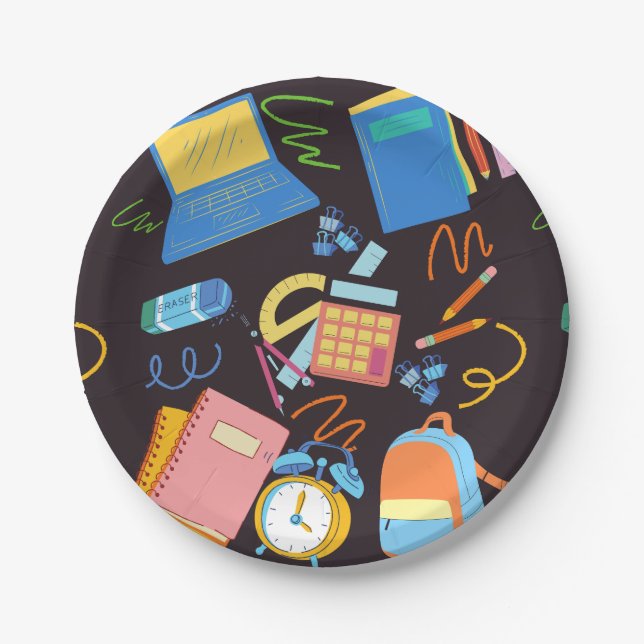 PRATO DE PAPEL ABASTECIMENTO ESCOLAR (Frente)