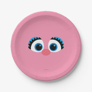 Prato De Papel Abby Cadabby Big Face