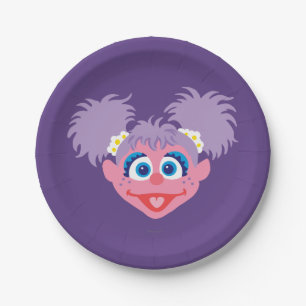 Prato De Papel Abby Cadabby Face