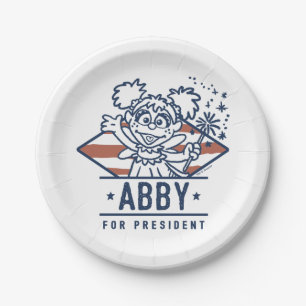 Prato De Papel Abby Para Presidente