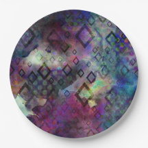 Abstrato colorido tormentoso da aguarela com