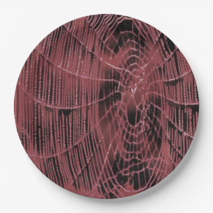 Prato De Papel Abstrato De Pintura De Uma Tela Magenta Rosa