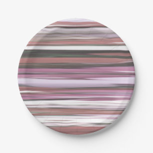 Prato De Papel Abstrato nº 2: Cinza rosa
