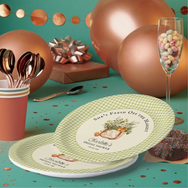 Prato De Papel Acabado de Sair do Mercado de Agricultores Chás de (Múltiplo)