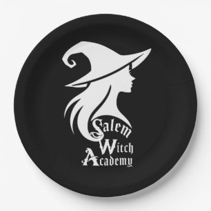 Prato De Papel Academia de Bruxas de Salem Feitiçaria das Bruxas