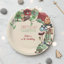 Acampamento de aniversário na natureza para crianç