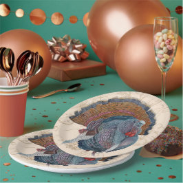 Prato De Papel Ação de Graças da Turquia Plates