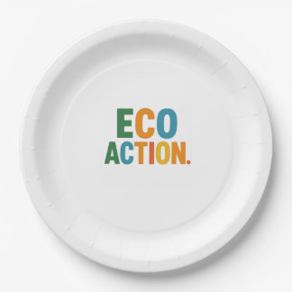 Prato De Papel Ação Ecológica