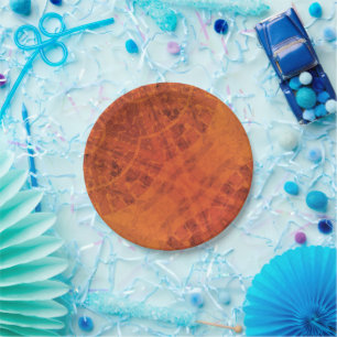 Prato De Papel Aceitação Medalhões Amarelo Vermelho Laranja