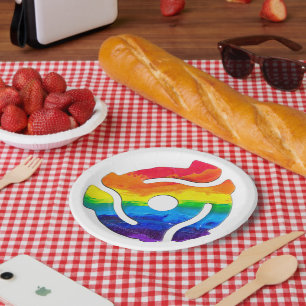 Prato De Papel Adaptador de registro plástico SlipperyJoe de 45 R