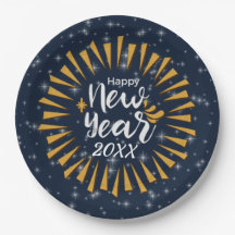 Adicione a intermitência do Feliz ano novo de ano 