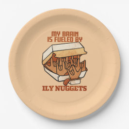 Prato De Papel Adoramos Nuggets - Amor sem Fim - Obsessão ASL ILY