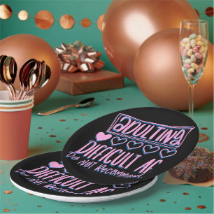 Prato De Papel Adultos Engraçados Difíceis AF Não Recomendariam