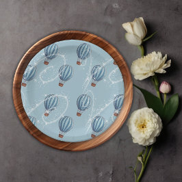 Prato De Papel Adventure aguarda Chá de fraldas de balão de ar qu