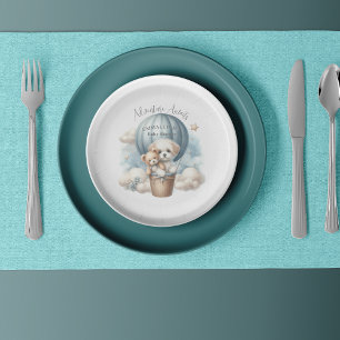 Prato De Papel Adventure Aguarda Chá de fraldas de papoila de bal