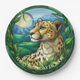 Prato De Papel África Cheeta Birthday