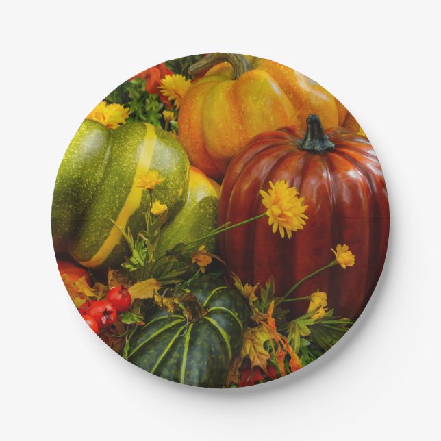 Prato De Papel Agrupamento de outono (Frente)