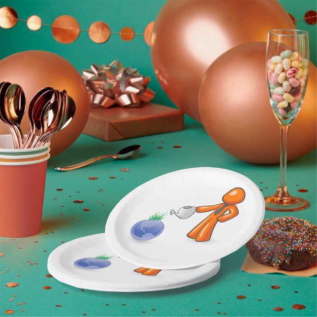 Prato De Papel Água na Terra (Criador carregado)