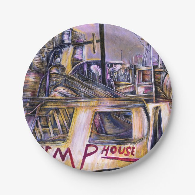 Prato De Papel Água.nascer Mistério Carne, Israel (Frente)