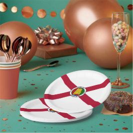 Prato De Papel Alabamian Flag & Seal, Flag of Alabama