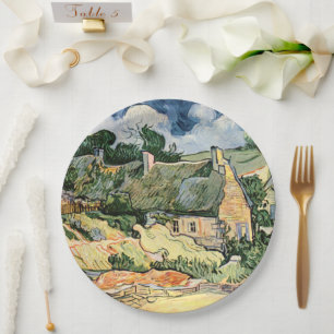 Prato De Papel Algodão achatado em Cordevill Vincent van Gogh