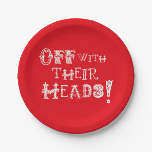 Prato De Papel Alice em placas do país das maravilhas fora com