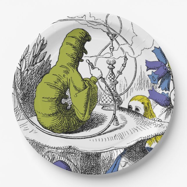 Prato De Papel Alice no País das Maravilhas (Frente)