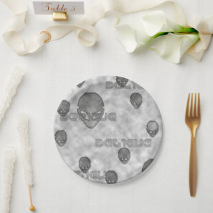 Prato De Papel Alien Believe