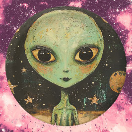 Prato De Papel Alienígena de OVNI