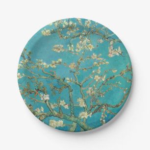 Prato De Papel Almond Blossom, 1890, por Vincent van Gogh