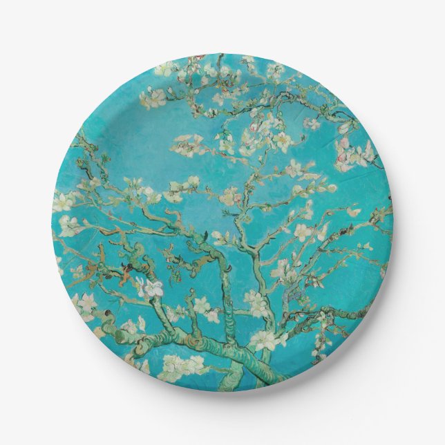Prato De Papel Almond Blossom Van Gogh (Frente)