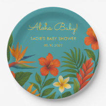 Aloha Bebê! Chá de Bebê Tropical Chic