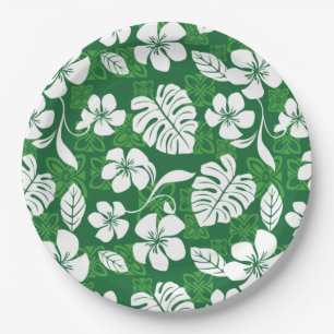 PRATO DE PAPEL ALOHA FRIDAY (VERDE)