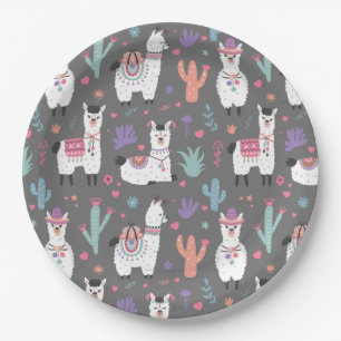 Prato De Papel Alpaca/Llama