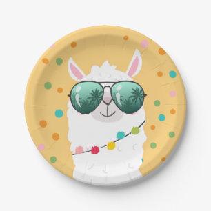 Prato De Papel Alpaca mexicana do partido da festa da placa de