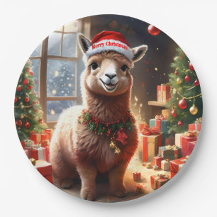Prato De Papel "Alpaca the Presents: Um Conto de Natal"