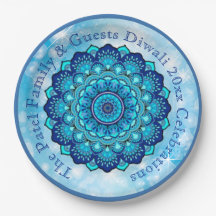 Alterar Texto Correspondente a Diwali Blue Plate d